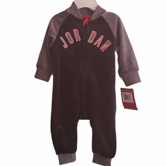 NWT Nike JORDAN velvet bodysuit onesie baby boy 6m